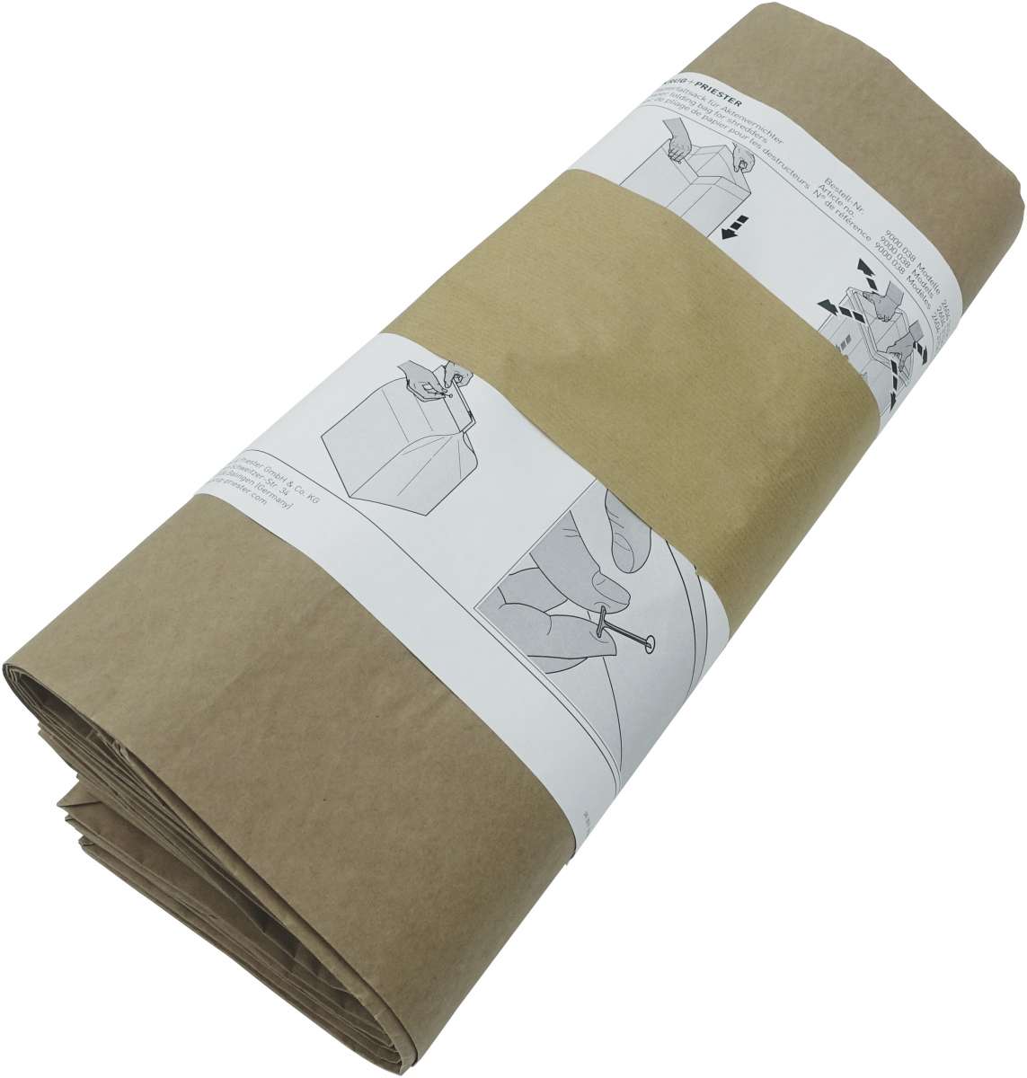 Sac Poubelle Pour Destructeur De Documents B32 Et 125.2 - HSM - 138,4L Sac Poubelle Pour Destructeur De Documents B32 Et 125.2 - HSM - 138,4L