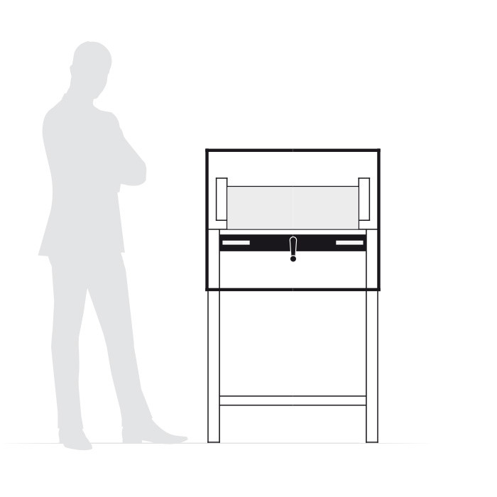 Massicot électrique 4850 - matériels de coupe papier - idéal france - 8