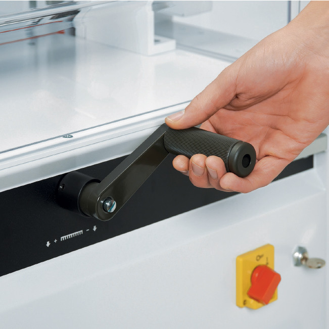 Massicot électrique 4850 - matériels de coupe papier - idéal france - 3